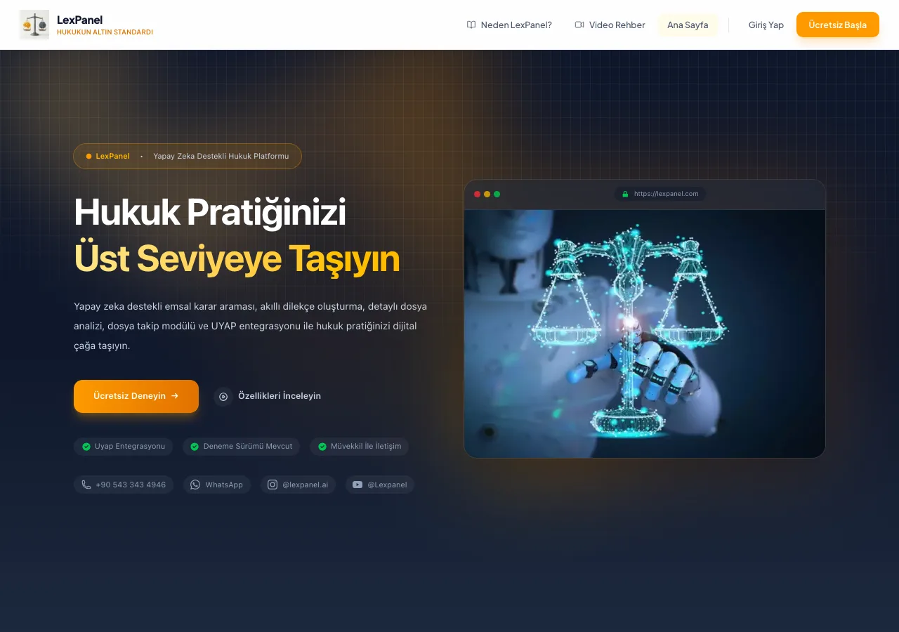 Lexpanel fiyat sayfası ekran görüntüsü, karardex ile karşılaştırma